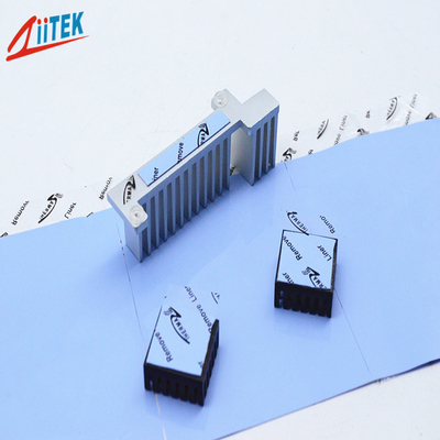 Tấm tản nhiệt cách điện 5.0mmT Cao su silicon màu xanh cho máy tính xách tay
