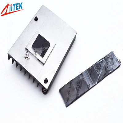 Tấm tản nhiệt cao su silicon đen 18 Shore 00 1.8W / MK cho các mô-đun bộ nhớ ống dẫn nhiệt