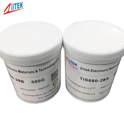 3.5W/mK Silicone dẫn nhiệt nồi nồi hai phần chống cháy đèn LED nồi