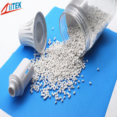 Đèn LED dẫn nhiệt hạt nylon viên hạt hình dạng vật liệu dẫn nhiệt nhựa màu trắng