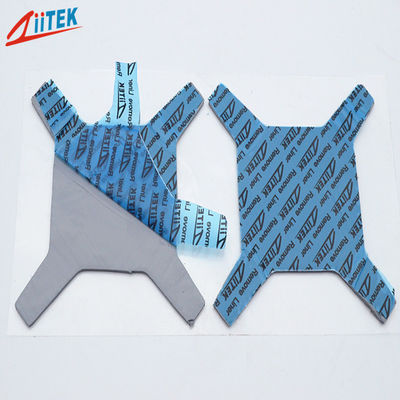 Tắt thành bất kỳ hình dạng nào Pad nhiệt silicone không độc hại cho bảng điều khiển và hộp đặt trên
