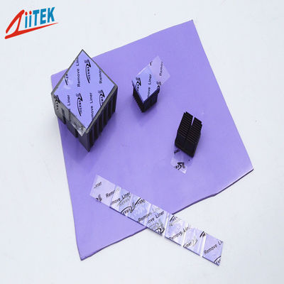 Bộ đệm nhiệt silicone màu xanh dương-Xuống tím Premium Soft 2.5W cho thiết bị điện tử