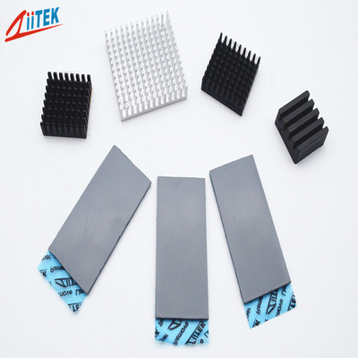 Miếng đệm nhiệt silicon tùy chỉnh bán buôn chất lượng cao 5.0W của nhà máy, tấm cách nhiệt lấp đầy khe hở nhiệt cho LED CPU GPU MOS
