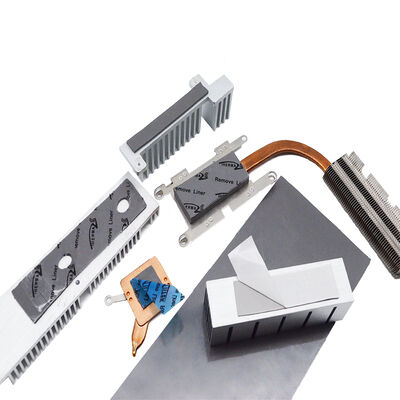 Tấm dẫn nhiệt silicon màu xám tự dính 7,5W cho bộ xử lý AI Máy chủ AI tản nhiệt