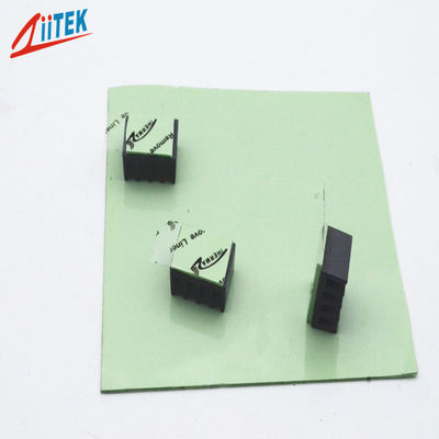 Tấm tản nhiệt silicon 0,25mmT 35 Shore 00 màu xanh lá cây cho thiết bị y tế