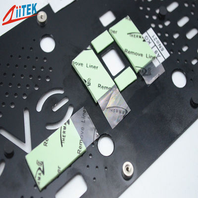 Bộ đệm khoảng cách nhiệt điện tử màu xanh lá cây, Tấm dẫn nhiệt chip Gpu Ic 45 Shore 00 cho GPU