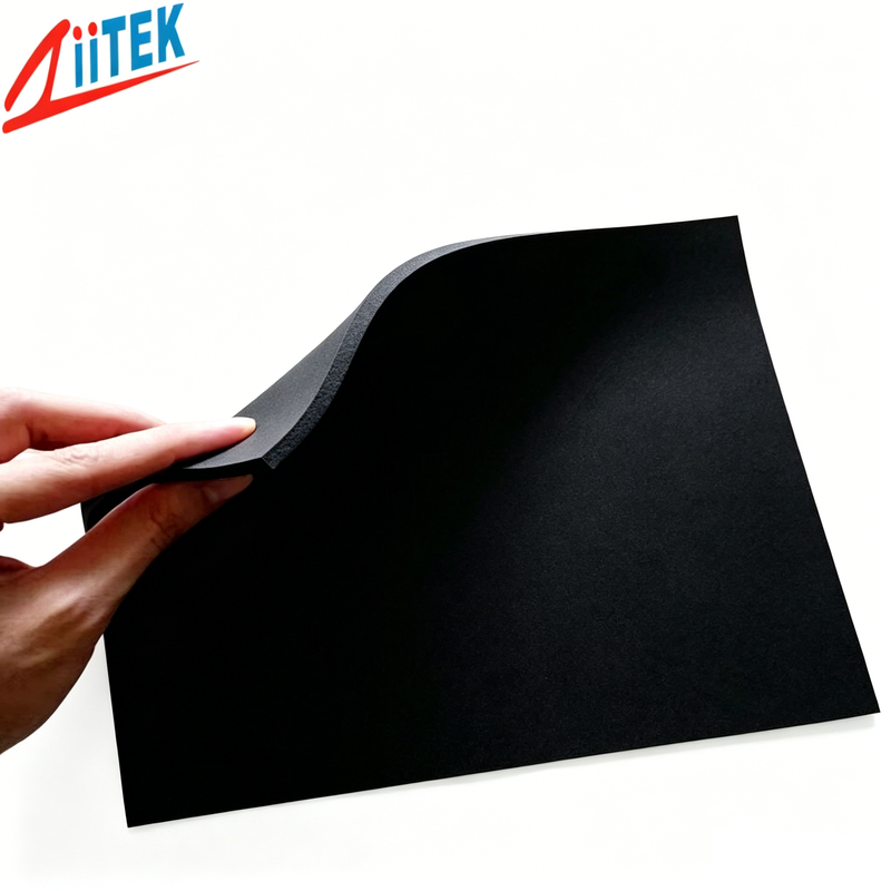 Đệm cách âm Chất liệu tạo bọt silicone màu đen cho máy bay Tàu cao tốc và ô tô