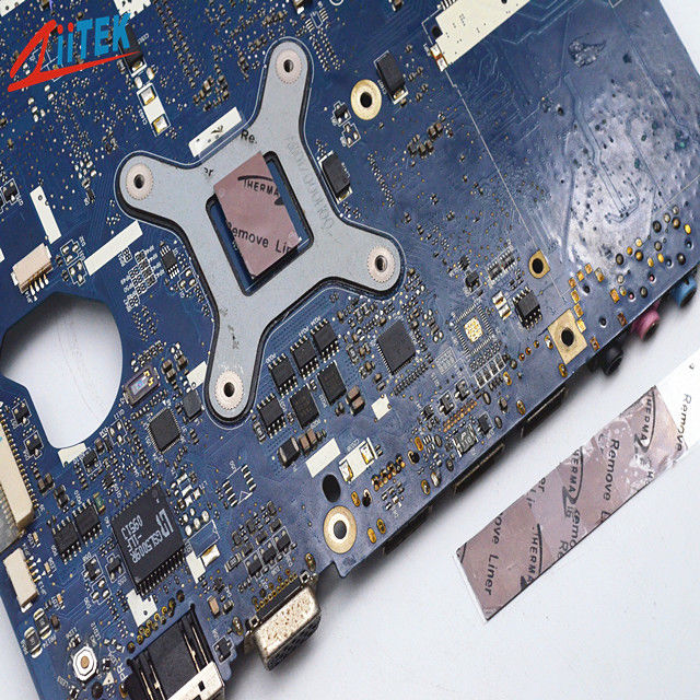 Phần cứng viễn thông Garnet Đệm tản nhiệt Silicon 6,2 W Dày tự nhiên Độ dày 0,25-5,08mm