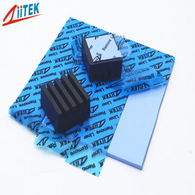 3.0W/Mk Tấm đệm khoảng trống silicon hiệu quả cao Miếng đệm CPU Màu xanh lam để cung cấp điện