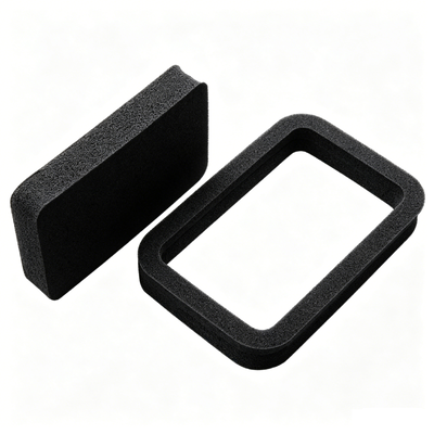 Vật liệu tạo bọt silicone màu đen chống mỏi cơ học cho thiết bị truyền thông